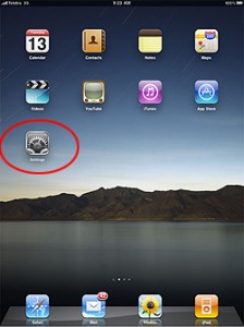 ipad 3G Setup 1