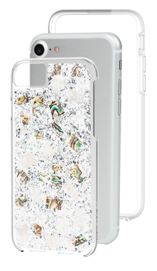 Case-Mate Karat Case iPhone 7 Mother of Pearl Open