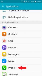 Android Phone Setting