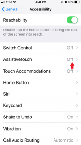 AssistiveTouch Setting