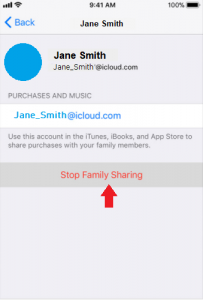 Stop Family Sharing