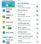 Android WiFi Scan Menu