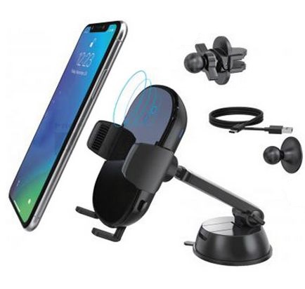 10W Smart Qi Certified Wireless Charger Cradle 