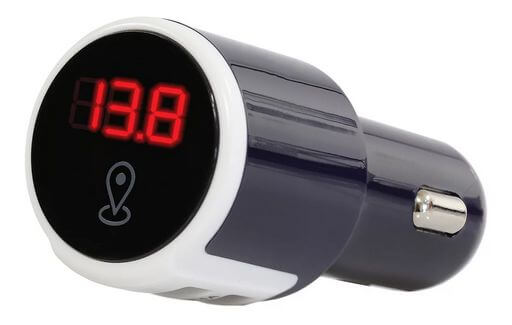 2 x USB Port Car Charger With Bluetooth Car Finder
