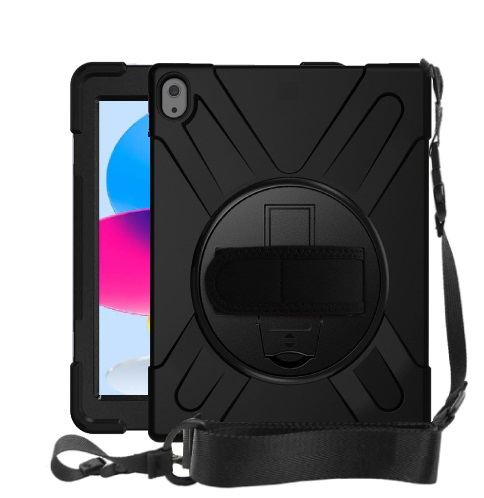 Strike Rugged Case with Hand Strap and Lanyard for iPad 10.9 inch (10th Gen)