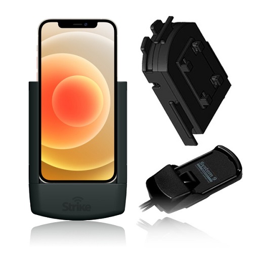 iPhone 12 Solution for Bury System 9 With Strike Alpha Cradle And Adapter
