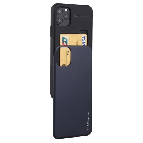 Goospery Slide Bumper Case For iPhone 12 And iPhone 12 Pro Dark Blue