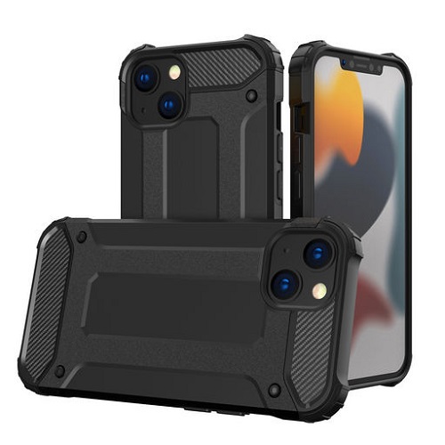 Dual Layer Tough Case For iPhone 14 Black