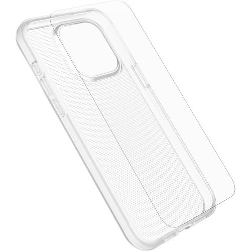 OtterBox React iPhone 15 Pro Max Case Clear And Screen Protector