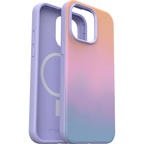 OtterBox Symmetry+ MagSafe iPhone 15 Pro Max Case Soft Sunset