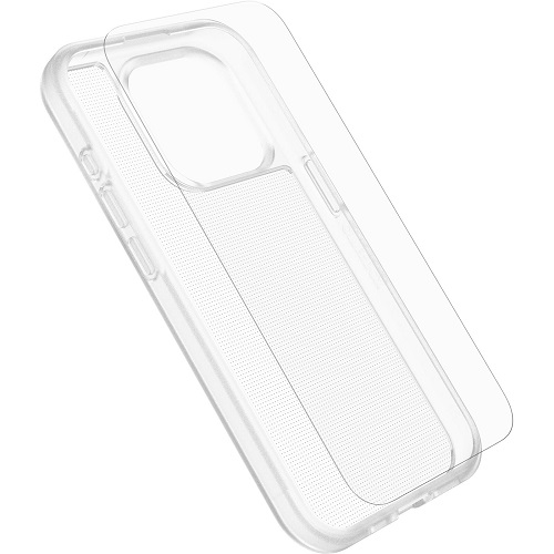 OtterBox React iPhone 15 Pro Case Clear And Screen Protector