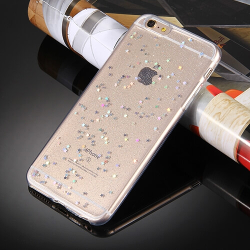 iPhone 8 Star Glitter TPU Case Clear