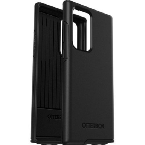 OtterBox Galaxy S22 Ultra Symmetry Series Antimicrobial Case Black