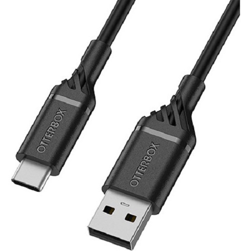 OtterBox USB-A To USB-C 2 Metre USB 2.0 Cable Black (USB A to USB C)