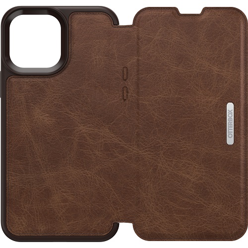 OtterBox Strada Folio Series Case For iPhone 13 Pro Max Rodeo Brown