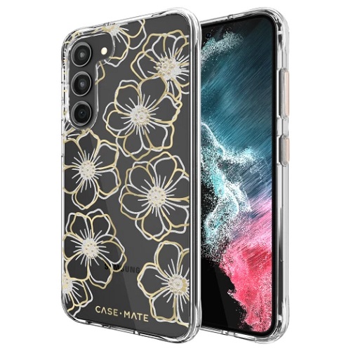 Case-Mate Floral Gems Antimicrobial Case For Galaxy S23 Plus